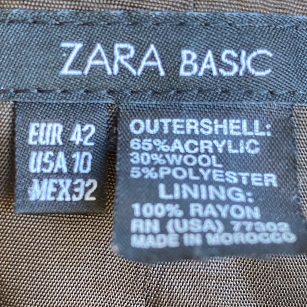 Wool blend Zara jacket - Picture 2 of 3
